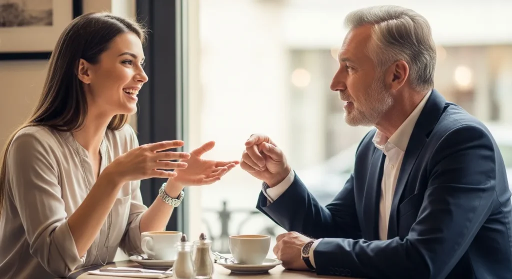 What Attracts Younger Women to Older Men